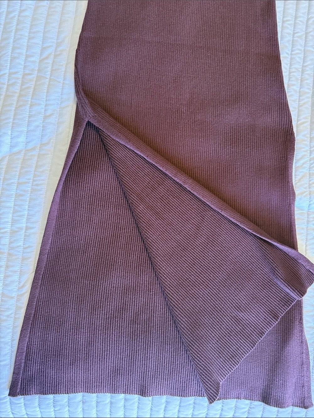 Splendid Ribbed Midi Skirt - Picture 3 of 10